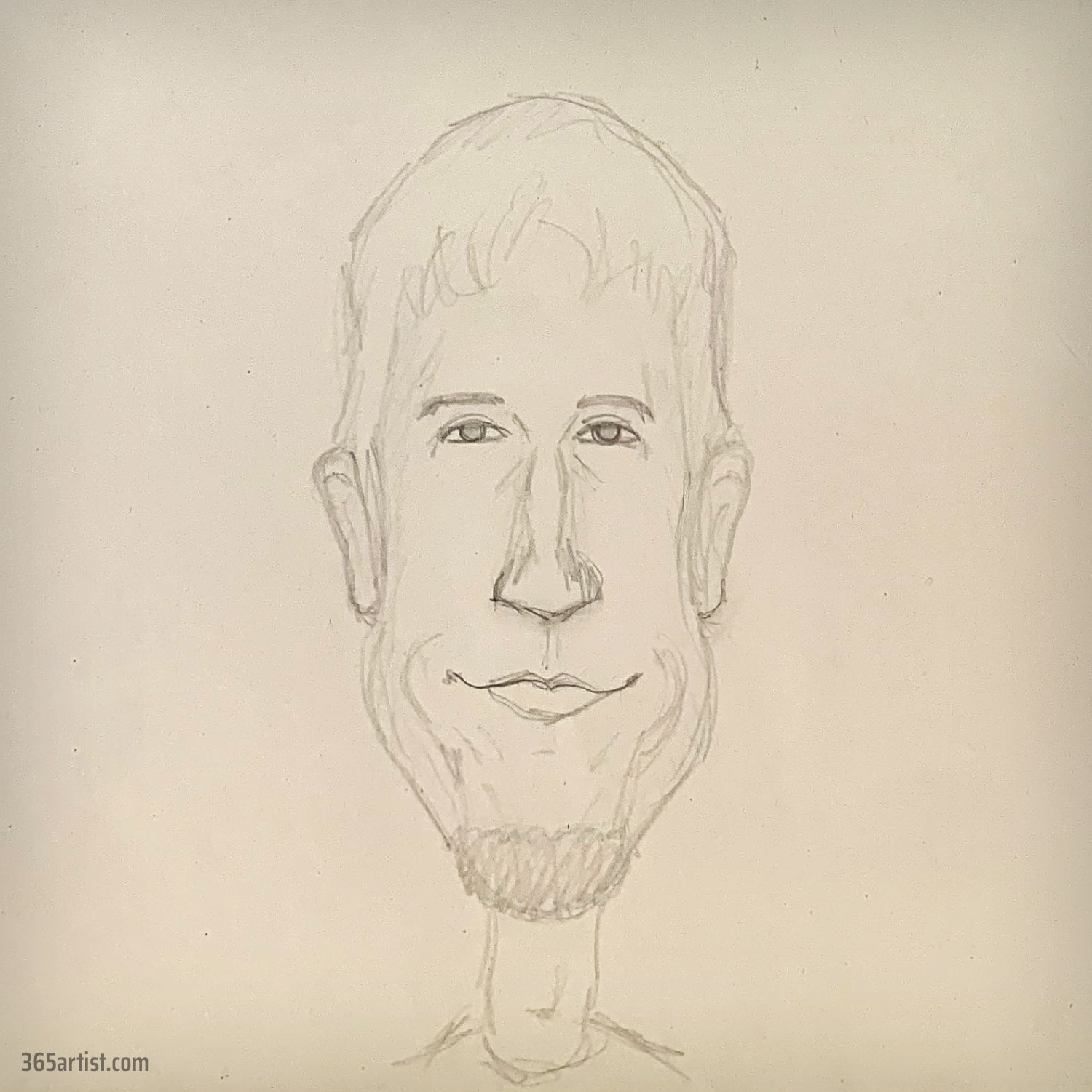 self portrait caricature