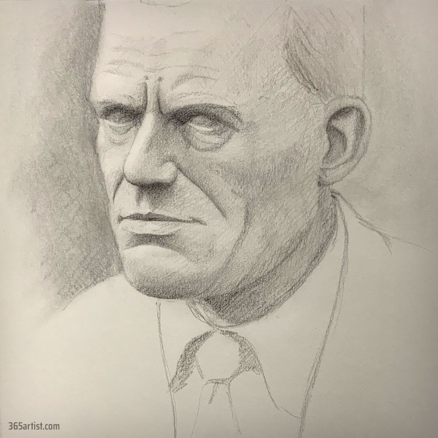 pencil shading portrait drawing