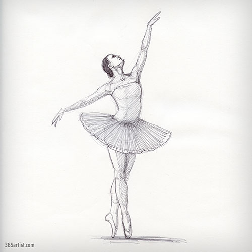 ballerina drawing